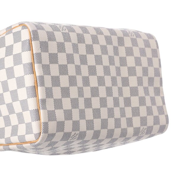 Louis Vuitton Speedy 30 Handbag N41533 Azur Damier Canvas - Picture 5 of 6